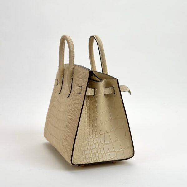 wsxc1728657800915_4 Hermes Birkin Sellier 20CM Matte Alligator Crocodile Y1 Vanilla Gold Hardware