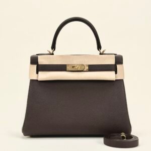wsxc1728748459435_0 Hermes Bag Images Kelly 28CM Togo Leather CC47 Chocolate Gold Hardware