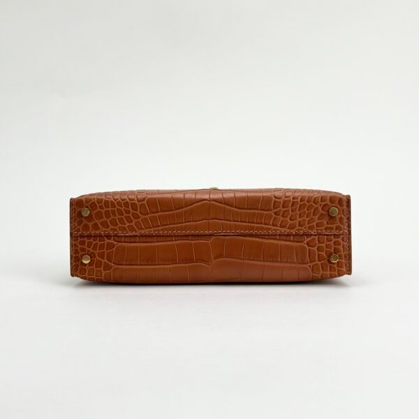 wsxc1729525749854_3 Hermes Bag Price CC37 Gold Matte Crocodile Leather Mini Kelly 19CM Gold Hardware