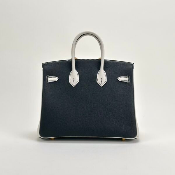 wsxc1729782383375_2 Special Order Hermes Birkin 25CM Togo Leather Black / White Gold Hardware