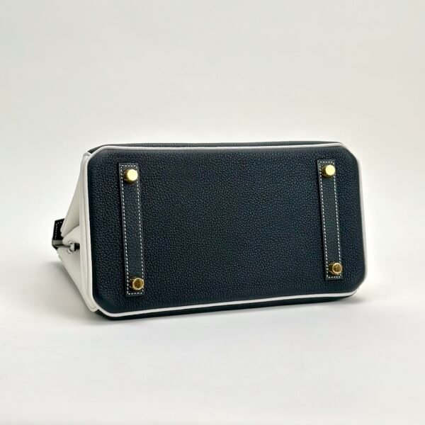 wsxc1729782383375_3 Special Order Hermes Birkin 25CM Togo Leather Black / White Gold Hardware