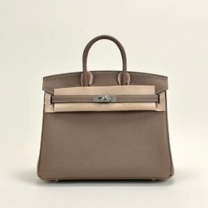 wsxc1729954485017_0 Hermes Bag Price CK18 Etoupe Togo Leather Birkin 25CM Silver Hardware