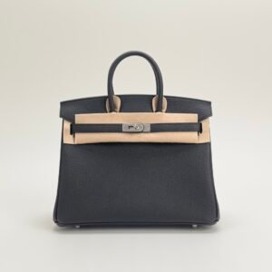 wsxc1729954605162_0 UAE Dubai Hermes Birkin 25CM Togo Leather CK89 Noir Silver Hardware