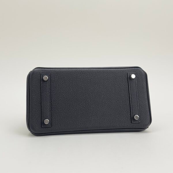 UAE Dubai Hermes Birkin 25CM Togo Leather CK89 Noir Silver Hardware