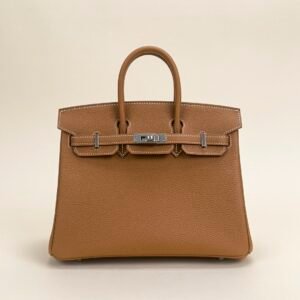 wsxc1729955553596_0 Hermes Bag Price Togo Leather CK37 Gold Birkin 25CM Silver Hardware