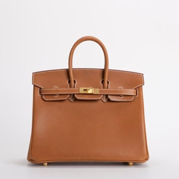 wsxc1730992160532_0 Hong Kong Hermes Birkin 25CM CC37 Gold Barenia Leather Gold Hardware