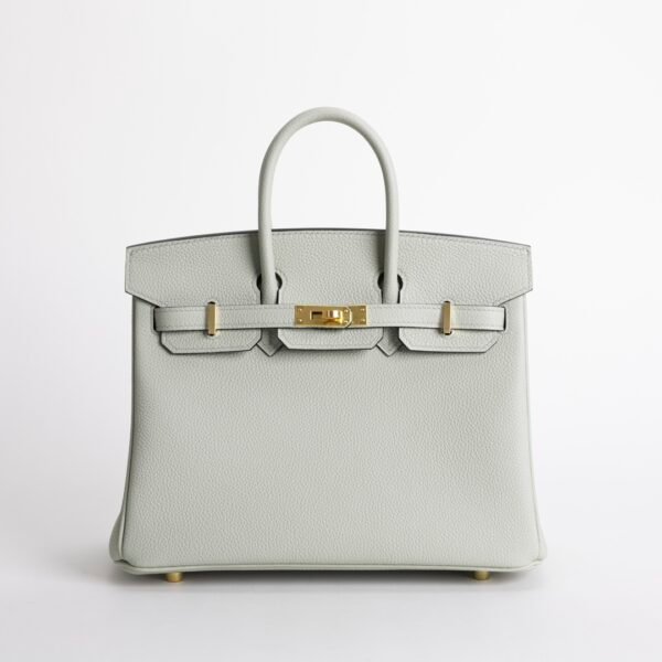 Australia Sydney Hermes Togo Leather Birkin 25CM Gris Neve Gold Hardware
