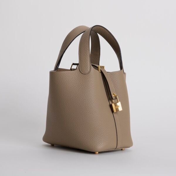 wsxc1731428191396_2 Full Handmade Clemence Leather Picotin 18CM 8Q Beige Marfa Gold Hardware