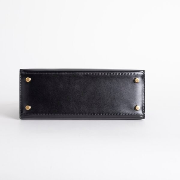 wsxc1731688795072_3 Russia Moscow Box Leather Kelly Sellier 25CM CC89 Noir Gold Hardware