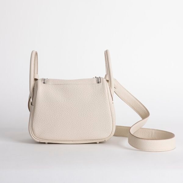 wsxc1731944897524_1 Australia Sydney Mini Lindy 19CM Clemence Leather CK10 Craie Silver Hardware