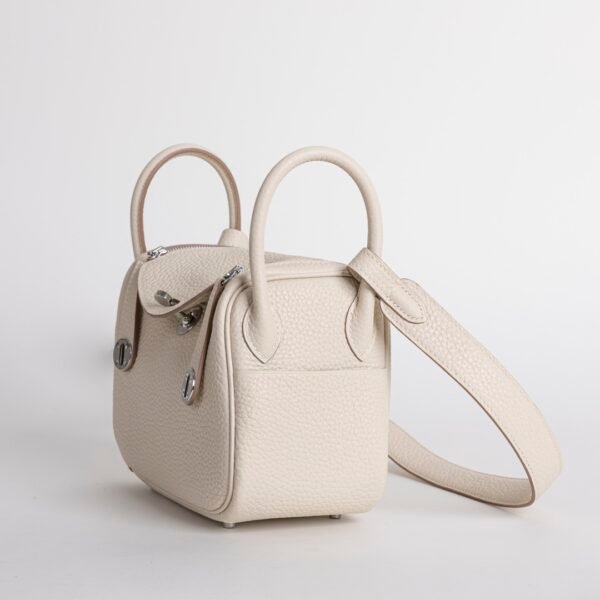 wsxc1731944897524_2 Australia Sydney Mini Lindy 19CM Clemence Leather CK10 Craie Silver Hardware