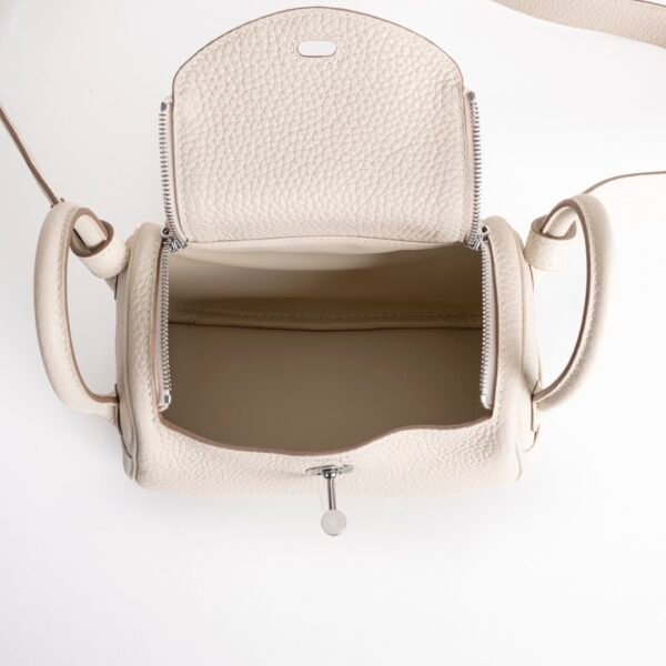 wsxc1731944897524_4 Australia Sydney Mini Lindy 19CM Clemence Leather CK10 Craie Silver Hardware