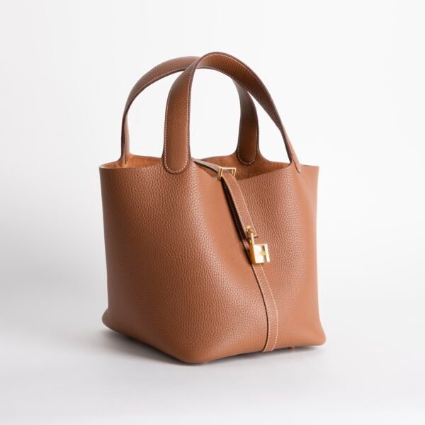 wsxc1732379879547_1 Women’s Bag CC37 Gold Clemence Leather Picotin 22CM Gold Hardware