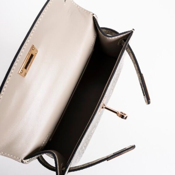 Australia Canberra Mini Kelly 19CM Ombre Lizard Leather Rose Gold Hardware