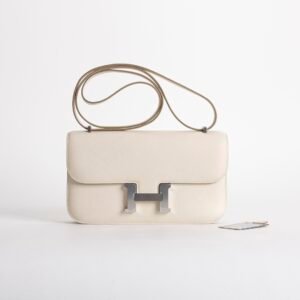 Australia Canberra Constance 24 Elan Epsom Leather CK10 Craie Silver Hardware