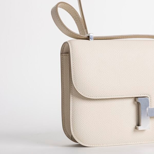 Australia Canberra Constance 24 Elan Epsom Leather CK10 Craie Silver Hardware