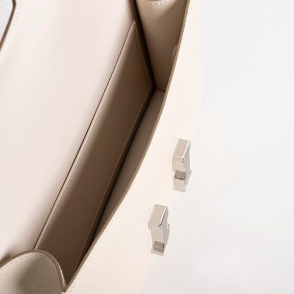 Australia Canberra Constance 24 Elan Epsom Leather CK10 Craie Silver Hardware