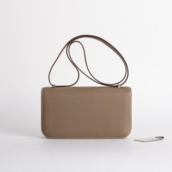 Women’s Bag Constance 24 Elan CK18 Etoupe Epsom Leather Silver Hardware