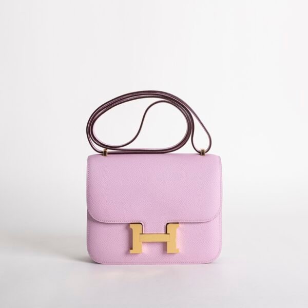 wsxc1733153784879_0-1 USA New York Constance Bag 18CM Epsom Leather X9 Mauve Sylvestre Gold Hardware