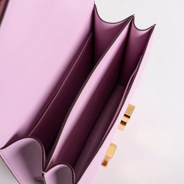 wsxc1733153784879_4 USA New York Constance Bag 18CM Epsom Leather X9 Mauve Sylvestre Gold Hardware