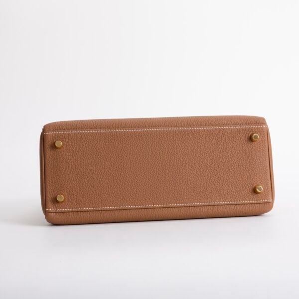 USA New York CC37 Gold Togo Leather Kelly 28CM Gold Hardware