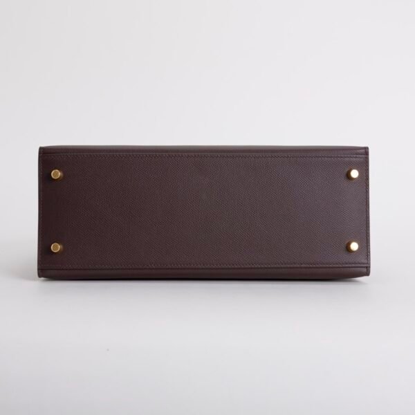 Women’s Bag Kelly Sellier 32CM Epsom Leather 0G Rouge Sellier Gold Hardware