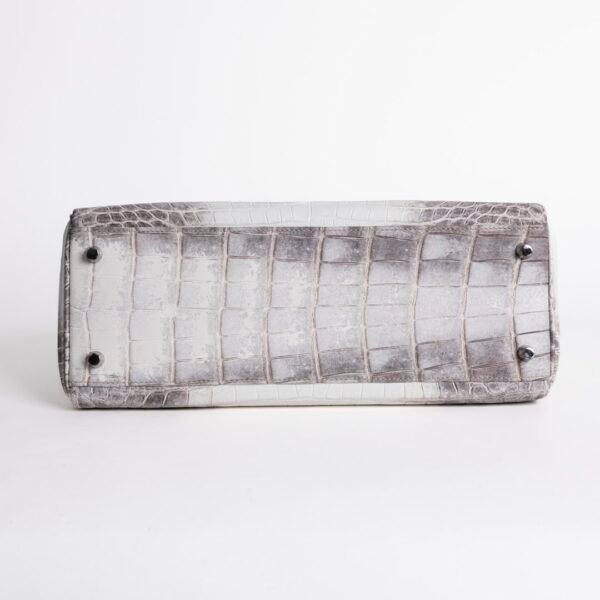 UAE Dubai Himalaya Crocodile Leather Kelly 32CM Silver Hardware