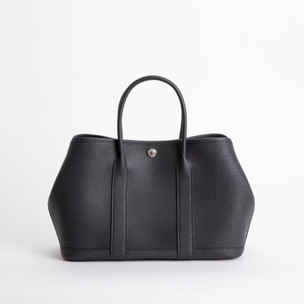 wsxc1734453569897_0 UK London Garden Party 30CM Negonda Leather CK89 Noir Silver Hardware