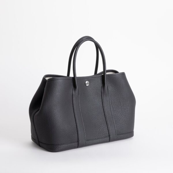 wsxc1734453569897_1 UK London Garden Party 30CM Negonda Leather CK89 Noir Silver Hardware