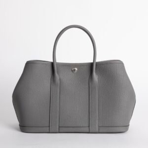 wsxc1734453643089_0 Hermes Bag Price Negonda Leather Garden Party 30CM 0L Gris Meyer Silver Hardware