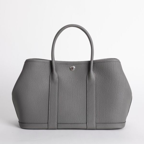 wsxc1734453643089_0 Hermes Bag Price Negonda Leather Garden Party 30CM 0L Gris Meyer Silver Hardware