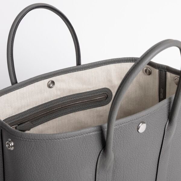 wsxc1734453643089_2 Hermes Bag Price Negonda Leather Garden Party 30CM 0L Gris Meyer Silver Hardware