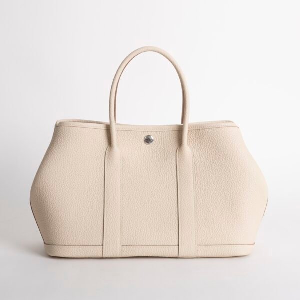 USA New York Negonda Leather CK10 Craie Garden Party 30CM Silver Hardware