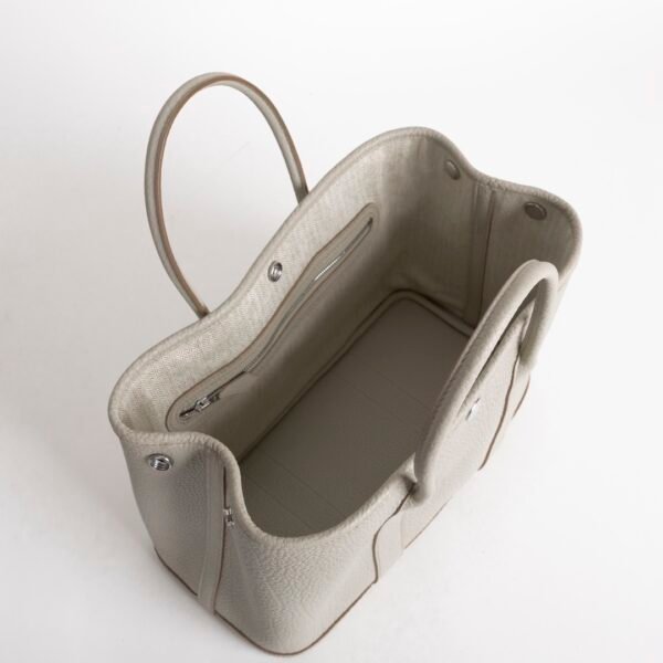 wsxc1734454359523_3 Women’s Shopping Bag Garden Party 30CM Negonda Leather 8L Beton Silver Hardware