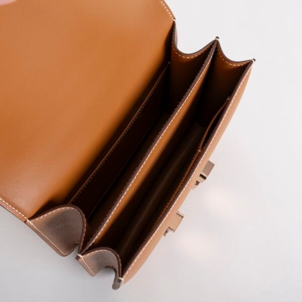 USA Washington Constance 18CM With Mirror 37 Gold Epsom Leather Rose Gold Hardware