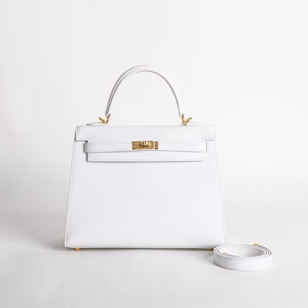wsxc1735232376780_0-1 Women’s Tote Bag Kelly Seller 25CM Epsom Leather 01 Blanc Gold Hardware