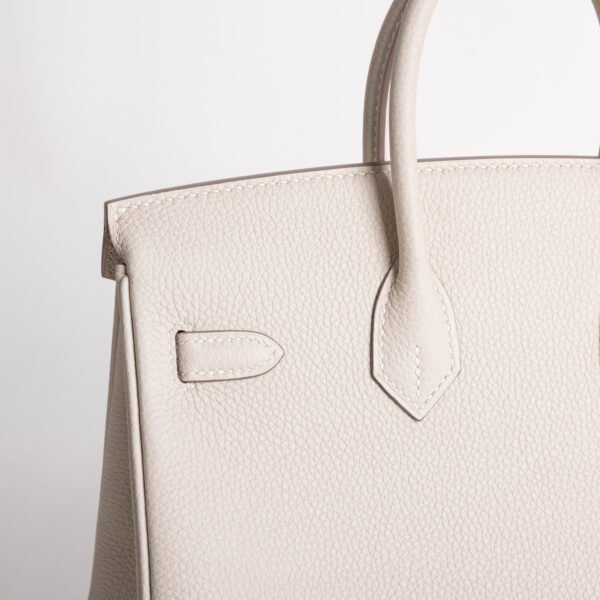 wsxc1735831119527_2 Full Handmade Birkin 25CM Togo Leather CK10 Craie Silver Hardware