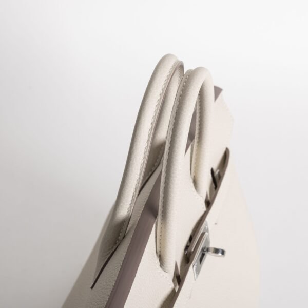 wsxc1735831119527_4-scaled-1 Full Handmade Birkin 25CM Togo Leather CK10 Craie Silver Hardware