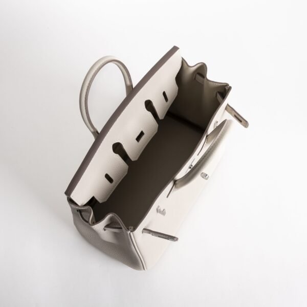 wsxc1735831119527_5-scaled-1 Full Handmade Birkin 25CM Togo Leather CK10 Craie Silver Hardware
