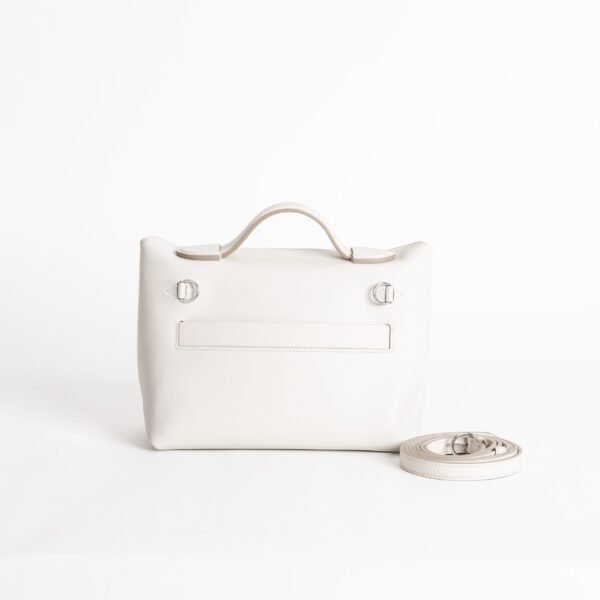 wsxc1736173768203_2-scaled-1 Full Handmade Hermes 8L Beton Evercolor / Swift Leather Kelly 2424 Mini Silver Hardware