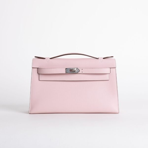 wsxc1736526201926_0-scaled-2 Australia Kelly Pochette 22cm Swift Leather 3Q Rose Sakura Silver Hardware