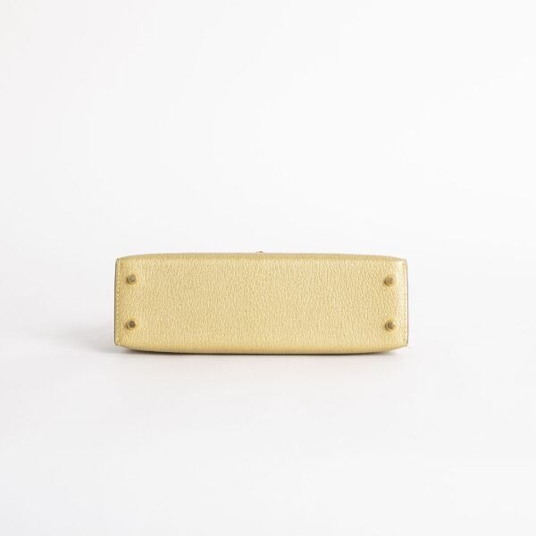 USA New York Mini Kelly 19CM Chevre Leather 2024 New Color Y9 Dore Gold Hardware