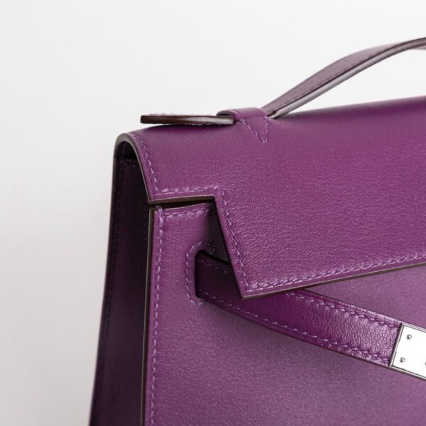 wsxc1739891470836_4 Canada Toronto Hermes Swift Leather Kelly Pochette 22cm P9 Anemone Silver Hardware