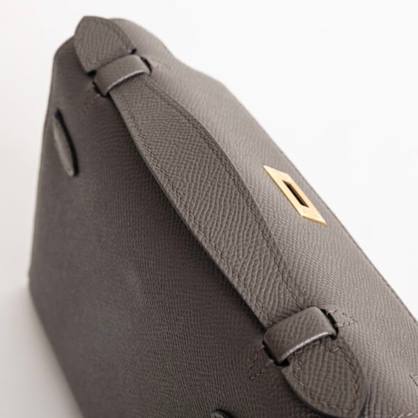 wsxc1739891555398_4 Women’s Evening Bag Kelly Pochette 22CM Epsom Leather 8F Etain Gold Hardware