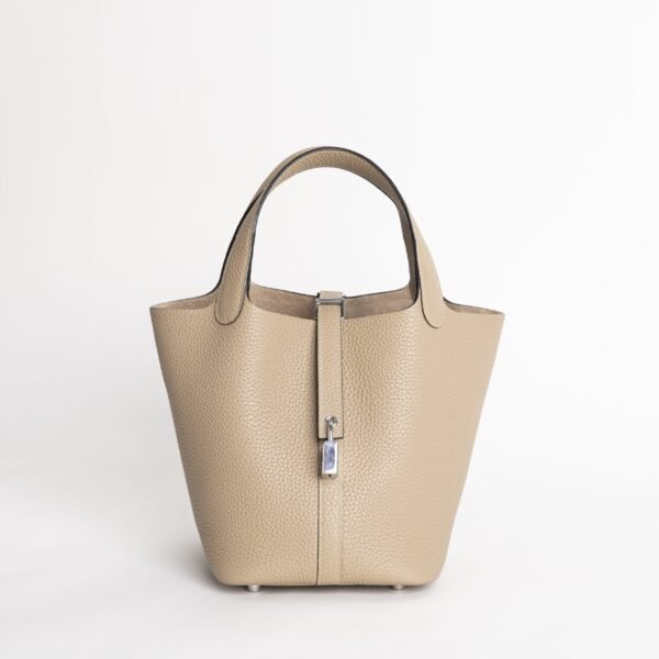 wsxc1740065136212_0-scaled-2 Australia Sydney Picotin Lock 18CM Clemence Leather S2 Gris Trench Silver Hardware