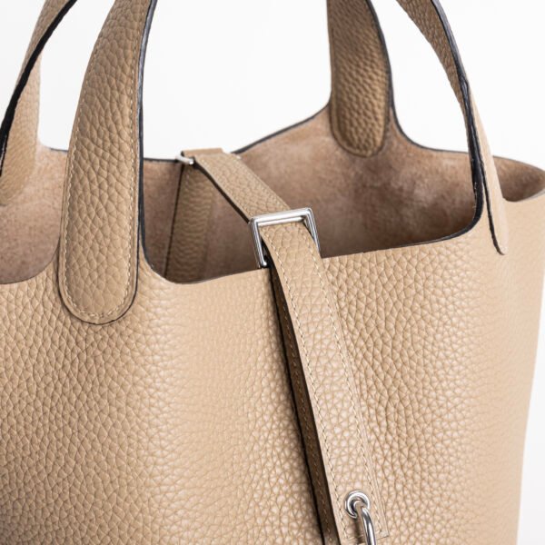 wsxc1740065136212_2-1 Australia Sydney Picotin Lock 18CM Clemence Leather S2 Gris Trench Silver Hardware