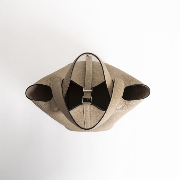 wsxc1740065136212_5-scaled-1 Australia Sydney Picotin Lock 18CM Clemence Leather S2 Gris Trench Silver Hardware