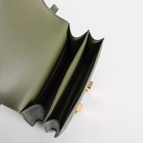 wsxc1740501108250_5 Hermes Women’s Bag Ostrich Leather Constance 18CM 6O Vert Cypres Gold Hardware