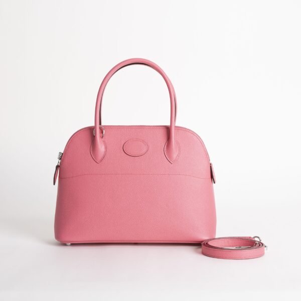 wsxc1741190235666_0-1-scaled-1 Women’s Tote Bag Hermes Bolide 27CM Epsom Leather 8W Rose Azalee Gold Hardware
