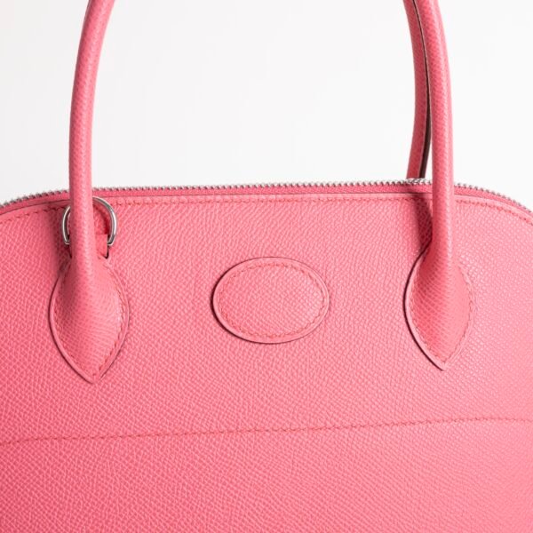 wsxc1741190236393_2 Women’s Tote Bag Hermes Bolide 27CM Epsom Leather 8W Rose Azalee Gold Hardware